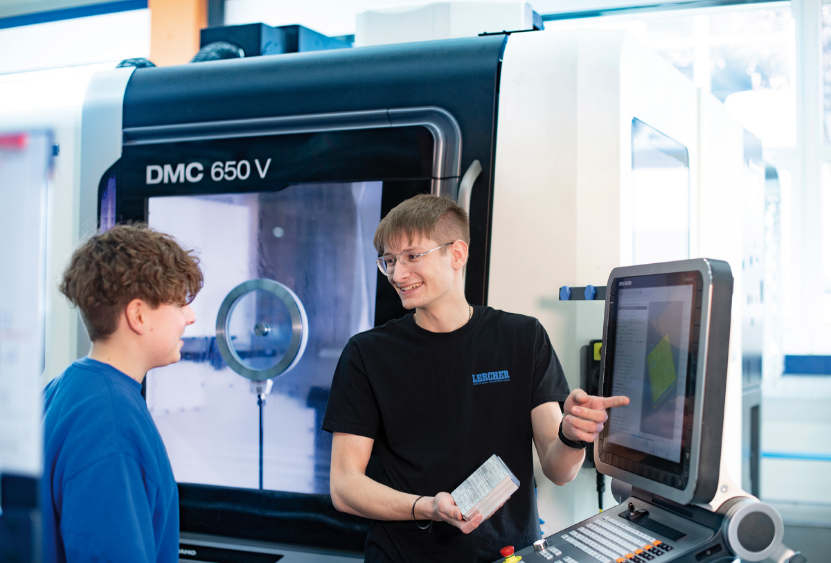 Lercher Lehrwerkstatt Fräsmaschine
